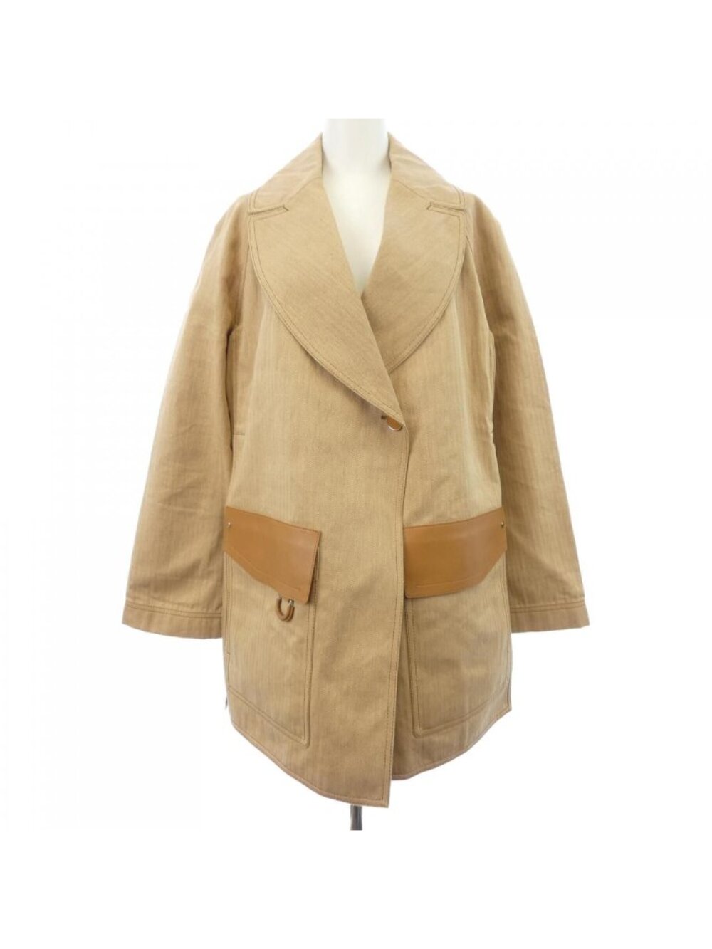 Hermes Coat Beige